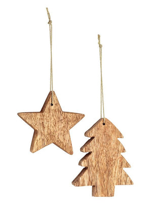 Houten ornamenten