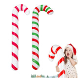 VIKY® Opblaasbare zuurstokken, kerstdecoratie, outdoor, 2 stuks, grote kerstzuurstok, kerstdecoraties, speelgoed ballonnen, zuurstokken voor Kerstmis, feestdecoratie, kerstboomversiering