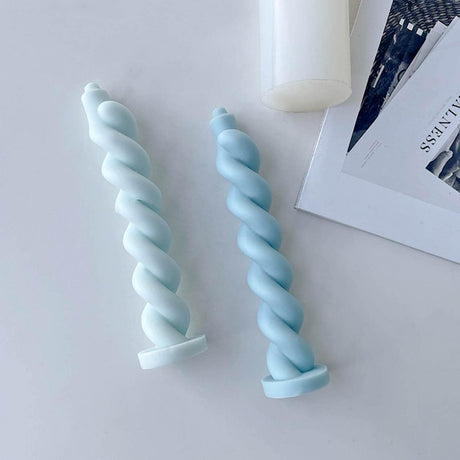 Twist Kaarsvorm, Roterende Twisted Pillar Candle Mold, Pillar Candle Mallen Voor Aromatherapie Kaars Zeep Wax Maken, Unieke Staaf Hars Mallen