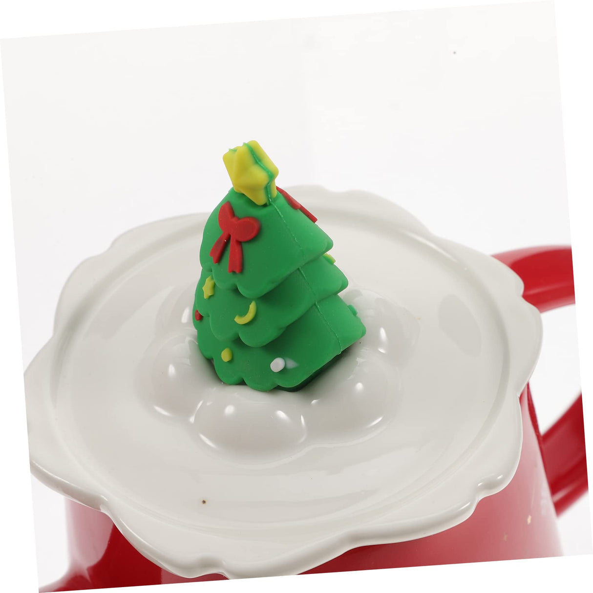 1 Set Kerst Waterkoker Beker Kerst Theekopje Kerst Glazen Mokken Decoratieve Theepot Kerst Glazen Bekers Kerst Theepot Kerst Theeketel Vrolijk Kerstfeest Keramiek Kantoor Draagbaar