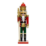 Christmas Nutcracker Figures, Christmas Nutcracker Statue, Soldier Doll Figures, Wooden Christmas Ornaments, Nutcracker Christmas Ornament, Nutcracker Christmas Decor For Fireplace Decorations