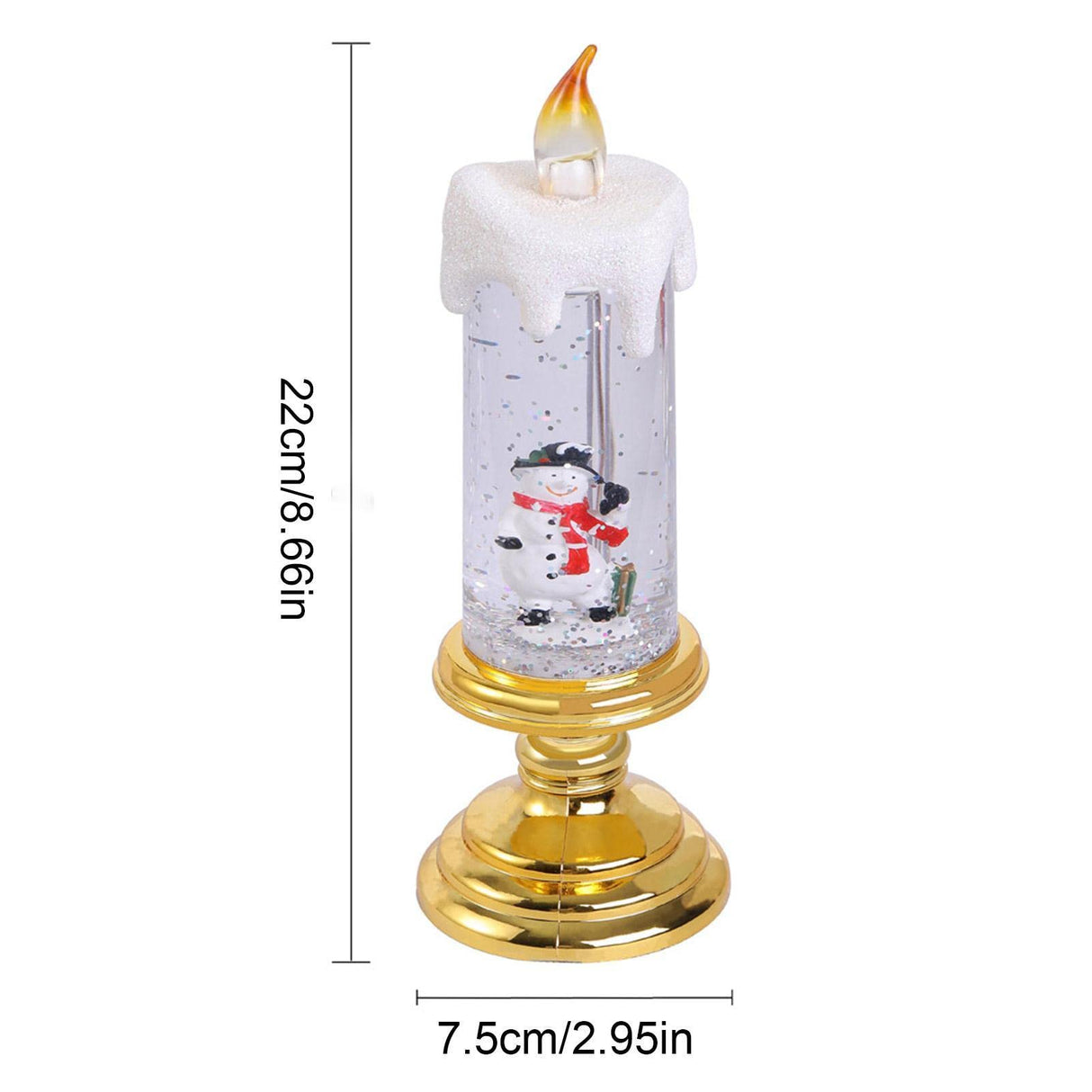 Kerst Led Kaarsen, Vlamloze Kaarsen Water, Home Candle Light Decors met meerdere verlichtingsmodi voor festivalfeest Hepvet