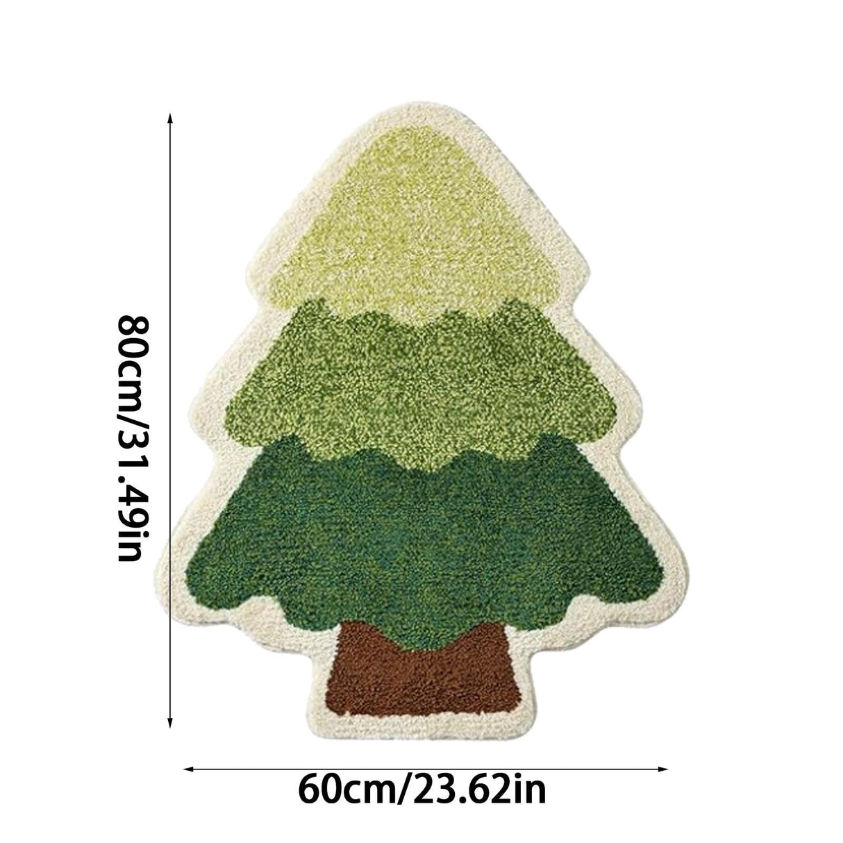 Christmas Tree Bathroom Rugs, Christmas Tree Rugs, Holiday Party Floor Mat, Christmas Holiday Rug, Christmas Tree Carpet, Washable Non-slip Absorbent Rug for Entrance Kitchen