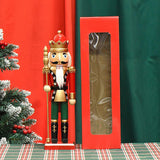 Christmas Nutcracker Figures, Christmas Nutcracker Statue, Soldier Doll Figures, Wooden Christmas Ornaments, Nutcracker Christmas Ornament, Nutcracker Christmas Decor For Fireplace Decorations