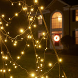 Fairybell LED Kerstboom voor buiten - 4 meter - 640 LEDs - Kerstboom inclusief vlaggenmast - Warm wit met twinkle