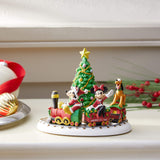 Department 56 Disney Village miniatuur tentoonstellingsstuk Mickey's Holiday Express, 12 cm, meerkleurig