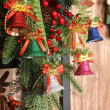 6 stuks kerstklokken, kerstklokken, ornamenten, belletjes, Kerstmis, kerstboom, hangende decoratie, kerstbel, decoratie, hanger voor kerstfeest, decoratie