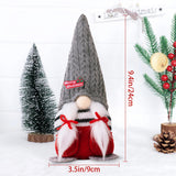 YMIFEEY 2 stuks kerstkabouters kabouterfiguren, Kerstmis pluche GNOME Kerstmis kabouter decoratie figuur pop 24 cm hoog kaboutergeschenk kerstfiguren dwerg voor kerstdecoratie