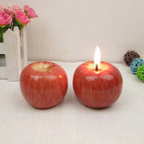 Creative Apple Shape Christmas Candles 3D Apple Shape Christmas Party Candles Halloween Christmas Eve Birthday Student Gift