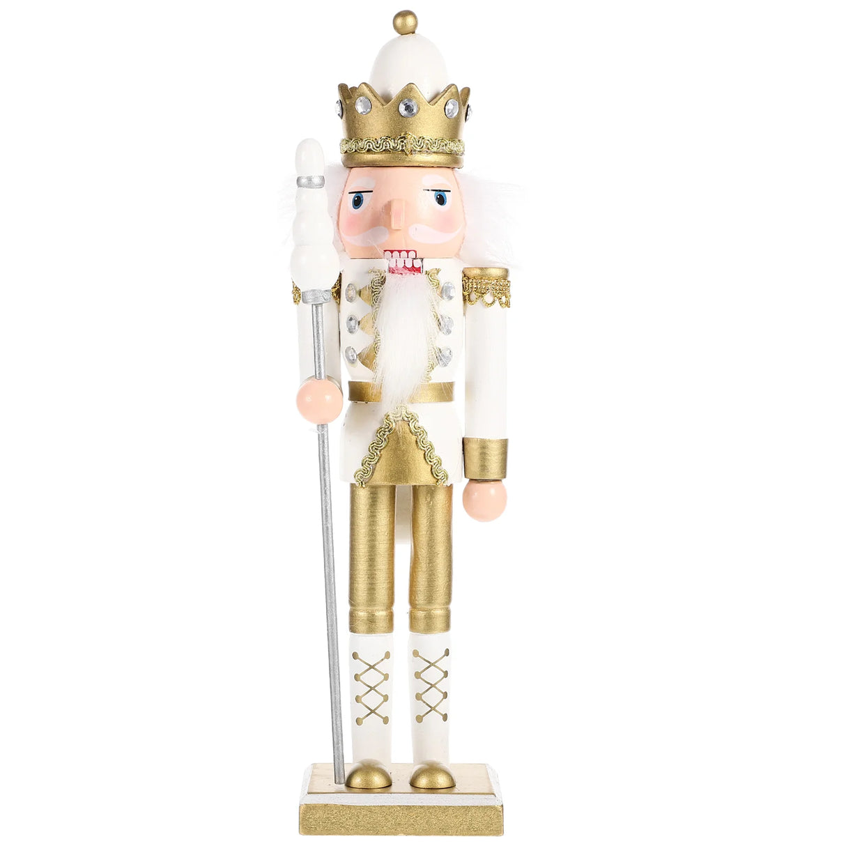 Christmas Nutcracker 150cm Holiday Figures Decor Decorations Candy Gifts Wooden Desktop Nutcrackers Craft Golden