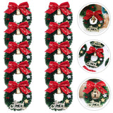 Christmas Wreath Mini Wreaths Small Miniature Hanging Garland Artificial Crafts Tree Decorations Holiday Decoration