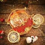 Santa's Christmas Eve Carriage Music Box