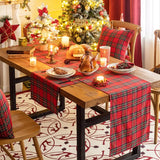 Christmas Table Runner Scottish Tartan Plaid Home Dinning Table Decoration Tablecloth For Festival Christmas Party Table Cover